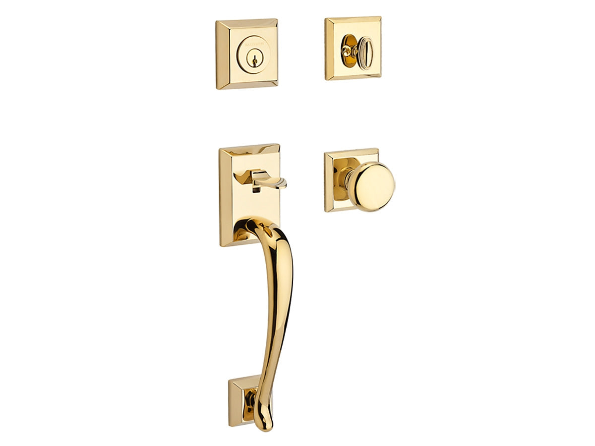 Baldwin Napa Handleset Polished Brass 003