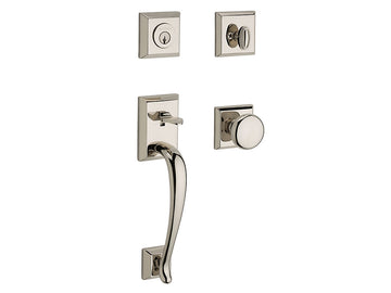 Baldwin Napa Handleset Polished Nickel 141