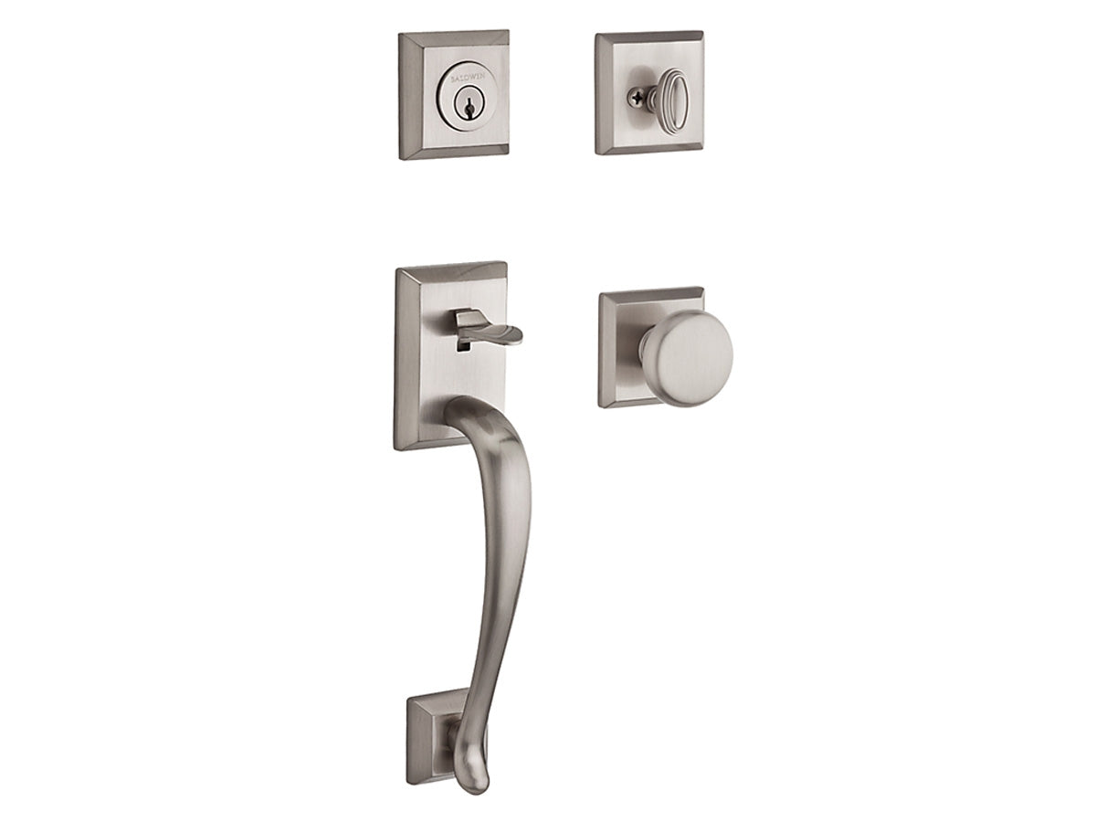 Baldwin Napa Handleset Satin Nickel 150