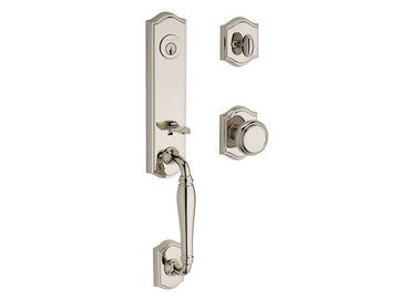 Baldwin New Hampshire Handleset Polished Nickel 141