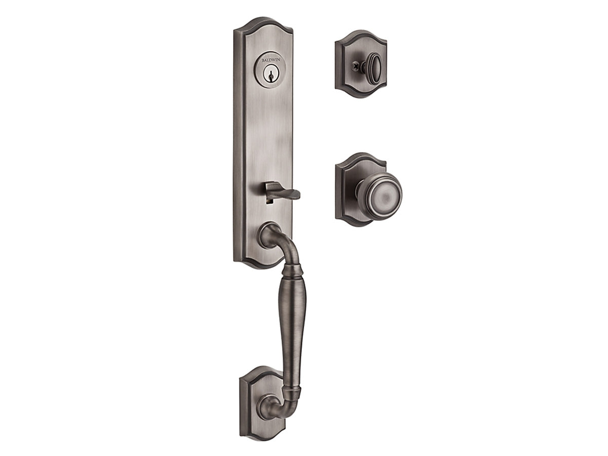 Baldwin New Hampshire Handleset Matte Antique Nickel 152