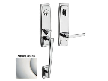 Baldwin Palm Springs 3/4 Escutcheon Handleset Polished Nickel with Lifetime Finish 055