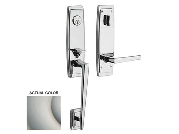 Baldwin Palm Springs 3/4 Escutcheon Handleset Satin Nickel 150