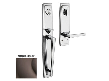Baldwin Palm Springs Full Escutcheon Handleset Venetian Bronze 112