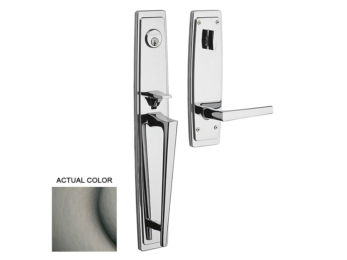 Baldwin Palm Springs Full Escutcheon Handleset Antique Nickel 151