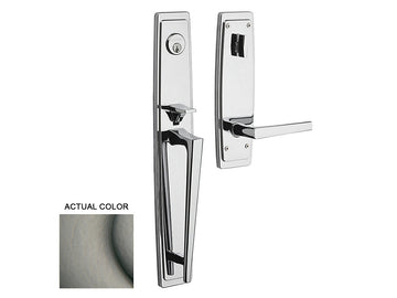 Baldwin Palm Springs Full Escutcheon Handleset Antique Nickel 151