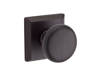 Baldwin Round Reserve Brass Interior Door Knob