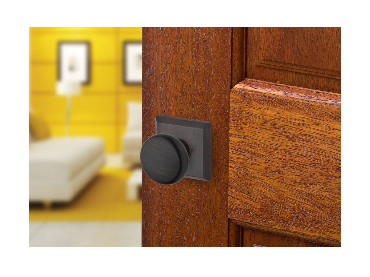 Baldwin Round Reserve Brass Interior Door Knob