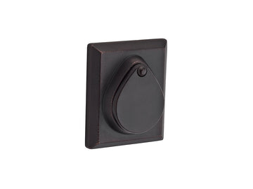 Baldwin Rustic Square Reserve Brass Deadbolt