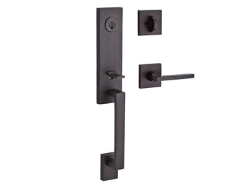 Baldwin Seattle Handleset Venetian Bronze 112