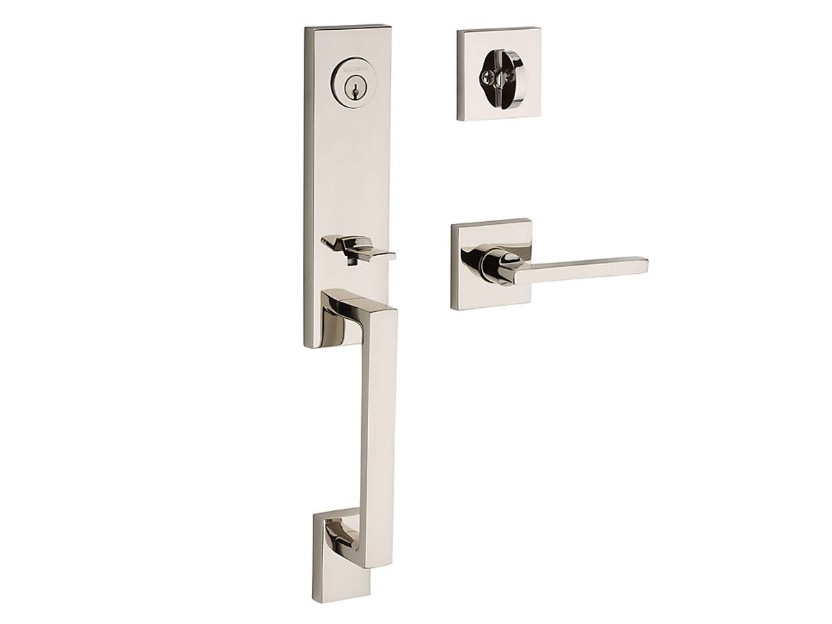 Baldwin Seattle Handleset Polished Nickel 141