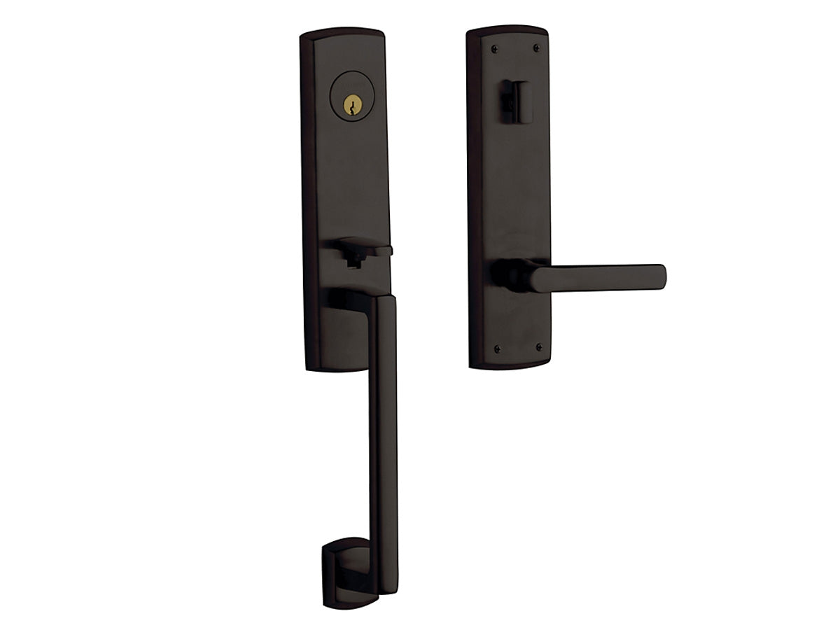 Baldwin Soho Escutcheon Handleset Oil-Rubbed Bronze 102