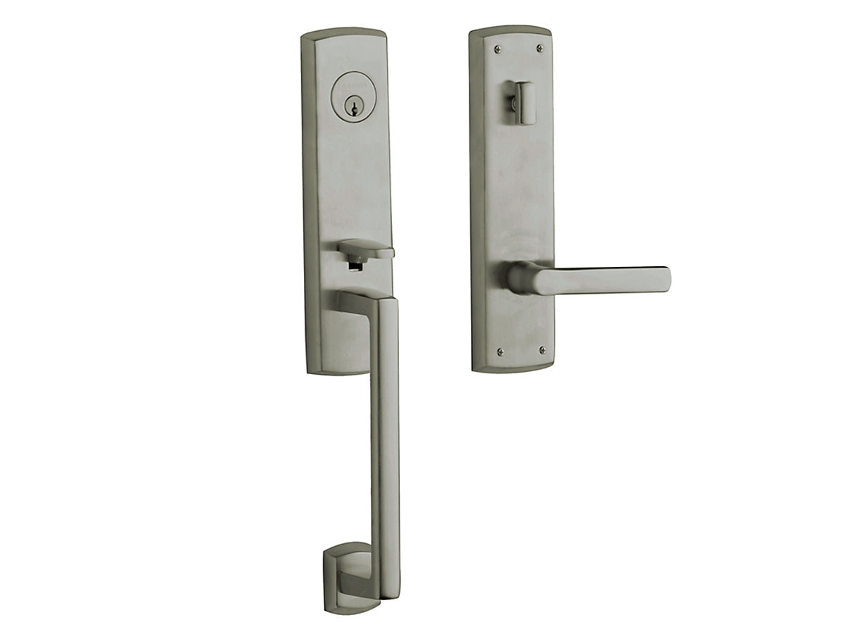 Baldwin Soho Escutcheon Handleset Antique Nickel 151
