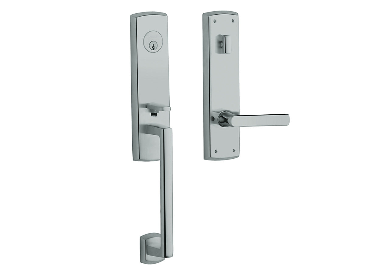 Baldwin Soho Escutcheon Handleset Polished Chrome 260