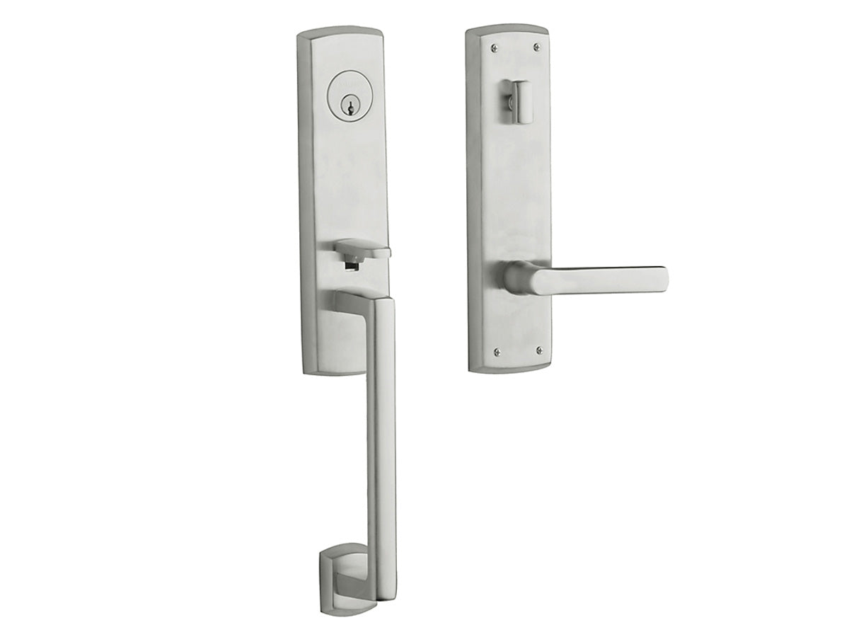 Baldwin Soho Escutcheon Handleset Satin Chrome 264