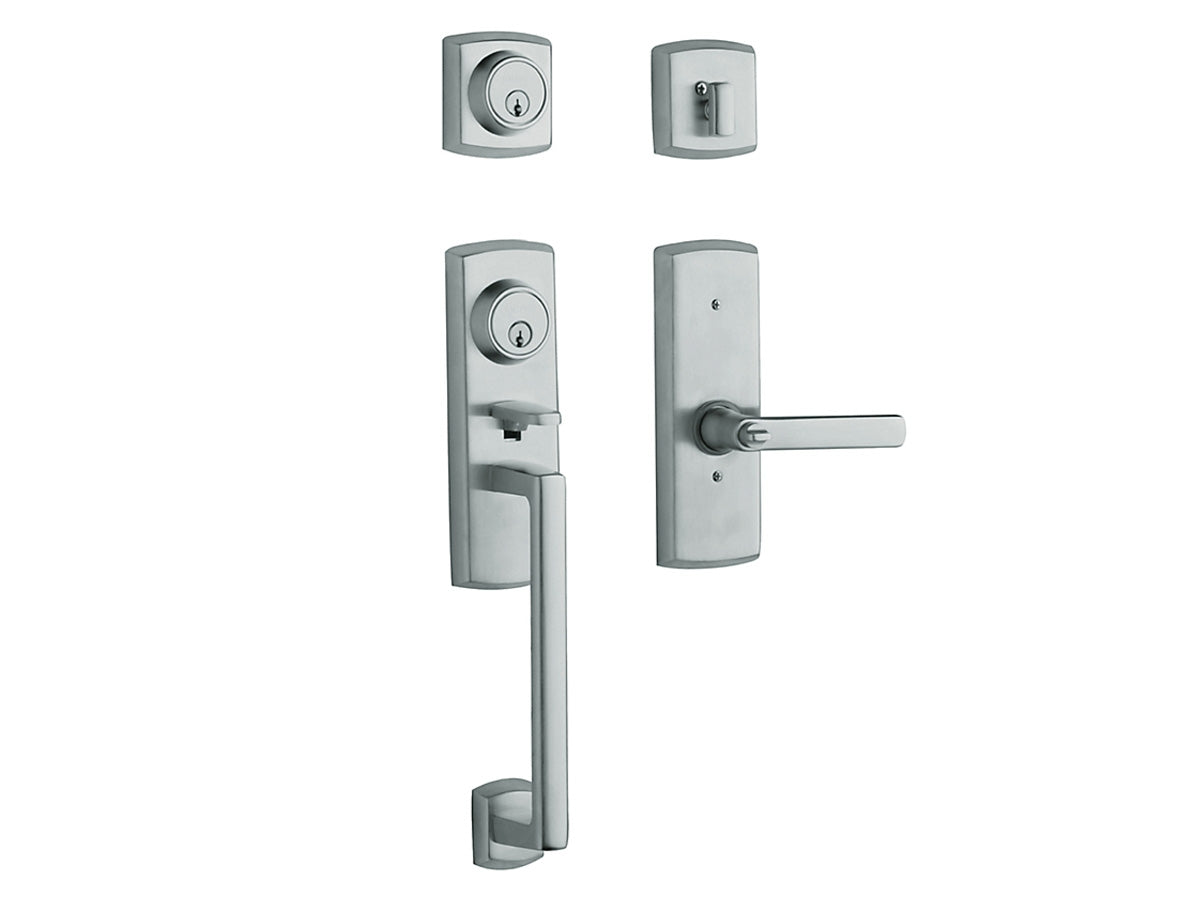 Baldwin Soho Two-Point Lock Handleset Polished Chrome 260