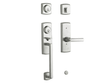 Baldwin Soho Two-Point Lock Handleset Satin Chrome 264