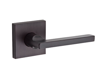 Baldwin Square Reserve Brass Interior Door Lever