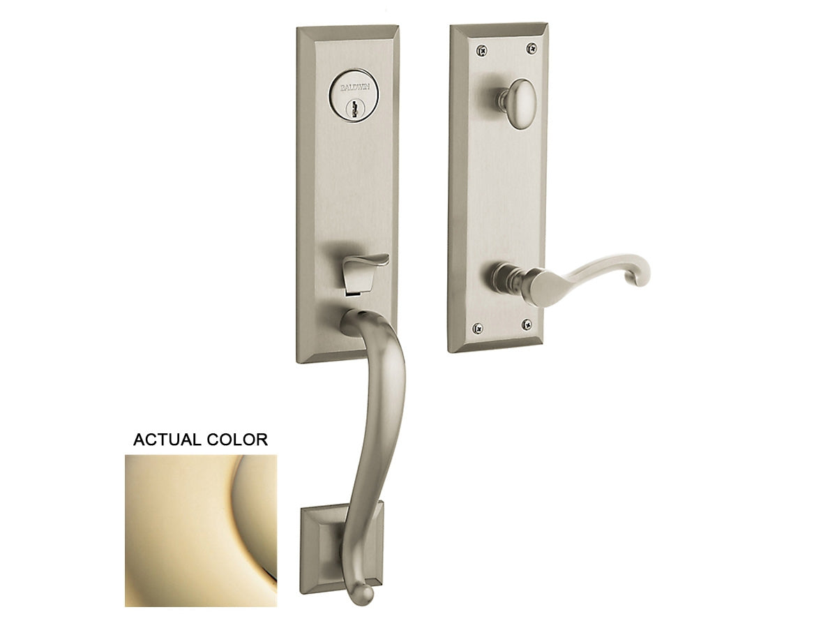 Baldwin Stonegate Emergency Egress Handleset Lifetime Polished Brass 003