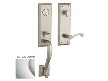 Baldwin Stonegate Emergency Egress Handleset Polished Nickel with Lifetime Finish 055