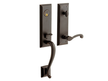 Baldwin Stonegate Emergency Egress Handleset Venetian Bronze 112