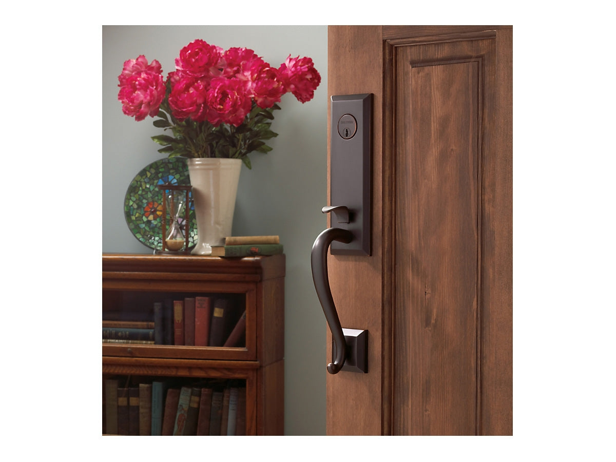 Baldwin Stonegate Emergency Egress Handleset Venetian Bronze 112