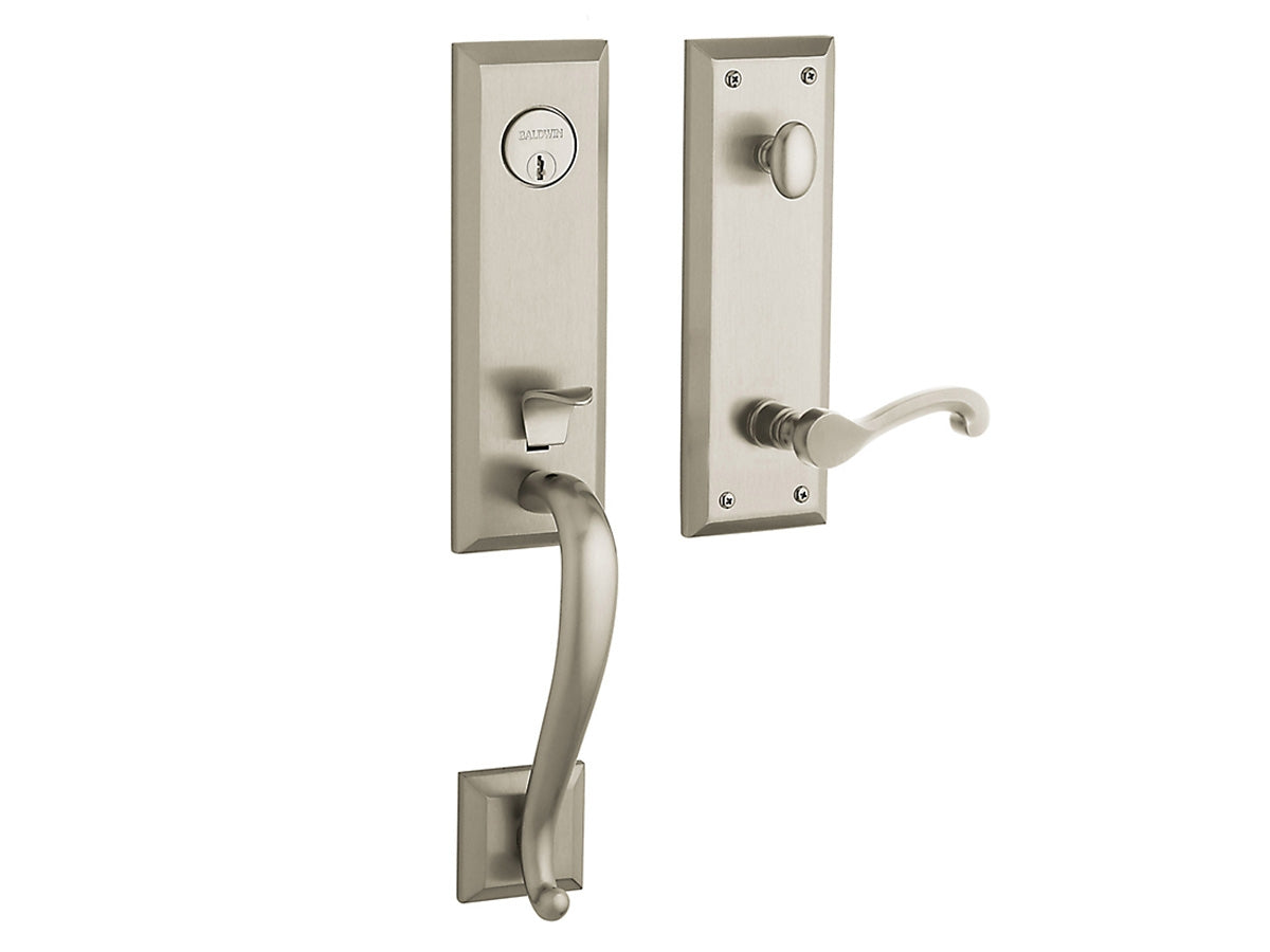Baldwin Stonegate Emergency Egress Handleset Satin Nickel 150