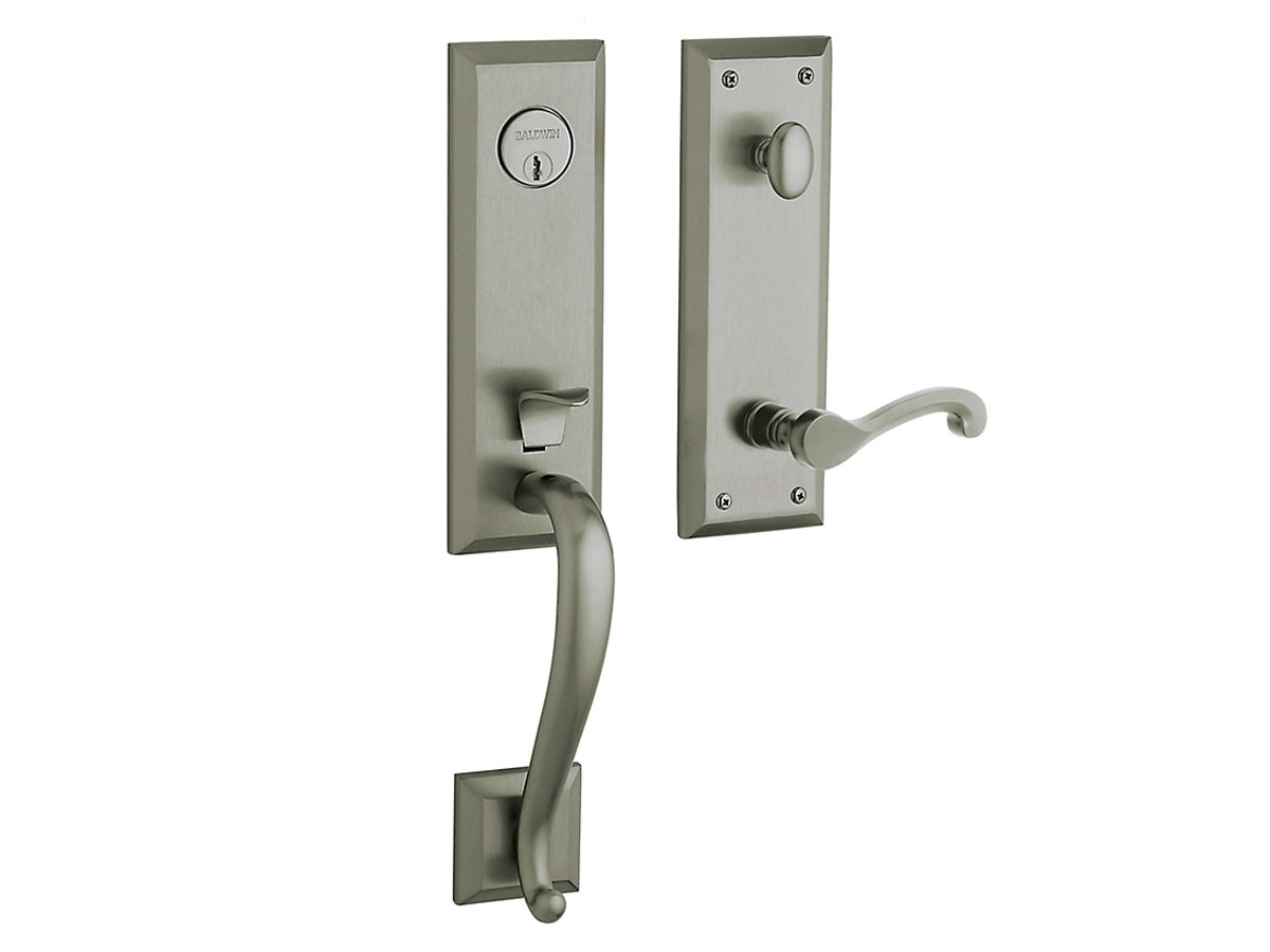 Baldwin Stonegate Emergency Egress Handleset Antique Nickel 151