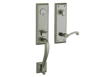 Baldwin Stonegate Emergency Egress Handleset Antique Nickel 151