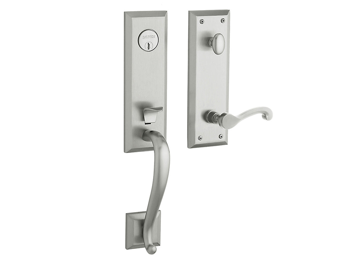 Baldwin Stonegate Emergency Egress Handleset Satin Chrome 264