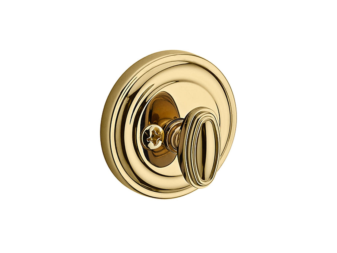 Baldwin Traditional Round Reserve Brass Deadbolt