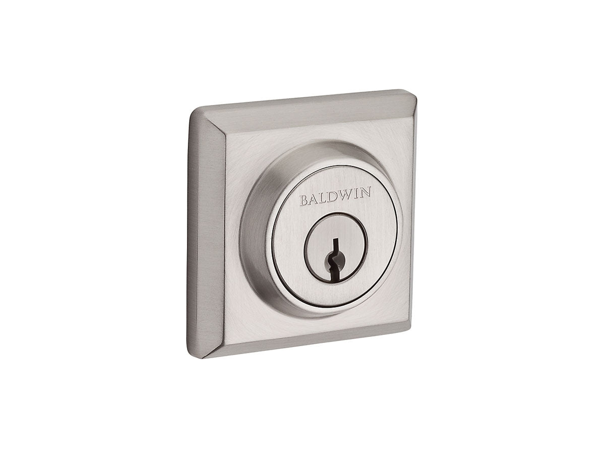 Baldwin Traditional Square Reserve Brass Deadbolt