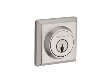 Baldwin Traditional Square Reserve Brass Deadbolt