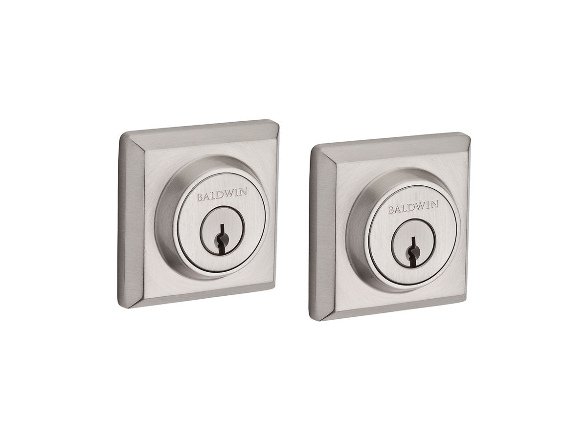 Baldwin Traditional Square Reserve Brass Deadbolt