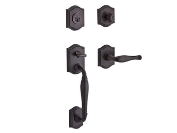 Baldwin Westcliff Handleset Venetian Bronze 112