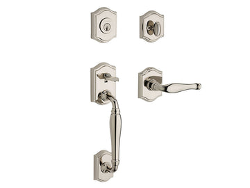 Baldwin Westcliff Handleset Polished Nickel 141