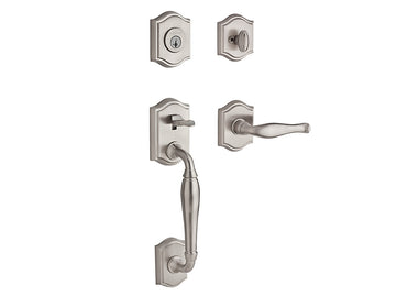 Baldwin Westcliff Handleset Satin Nickel 150
