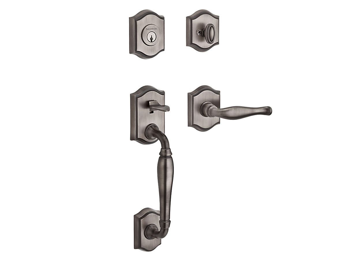 Baldwin Westcliff Handleset Matte Antique Nickel 152