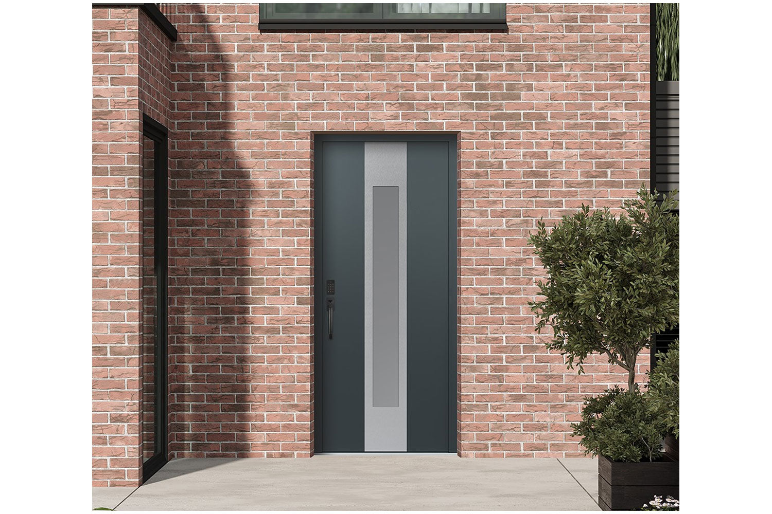 Belldinni Diamond A1 Anthracite Modern Exterior Door