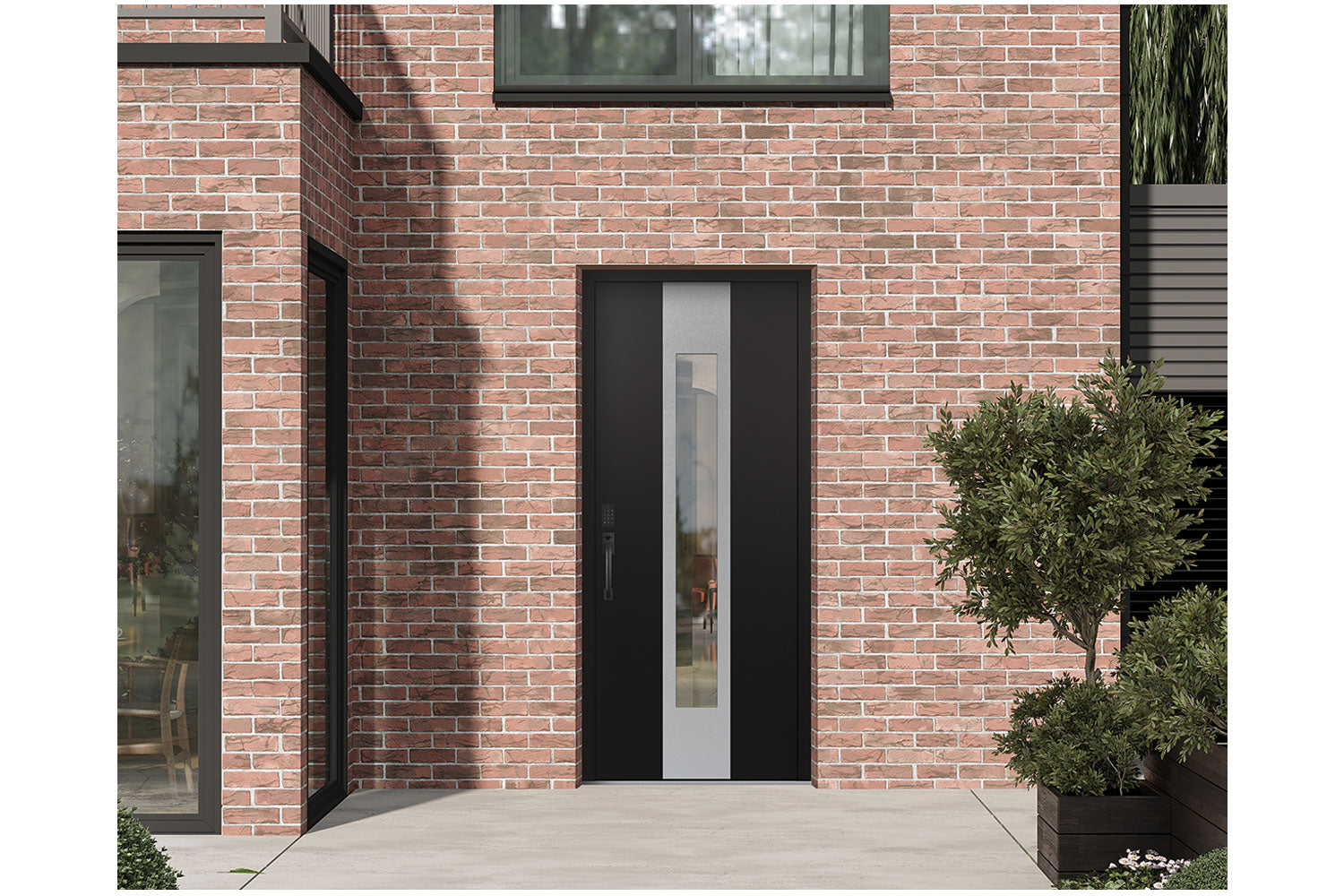 Belldinni Diamond A1 Black Modern Exterior Door