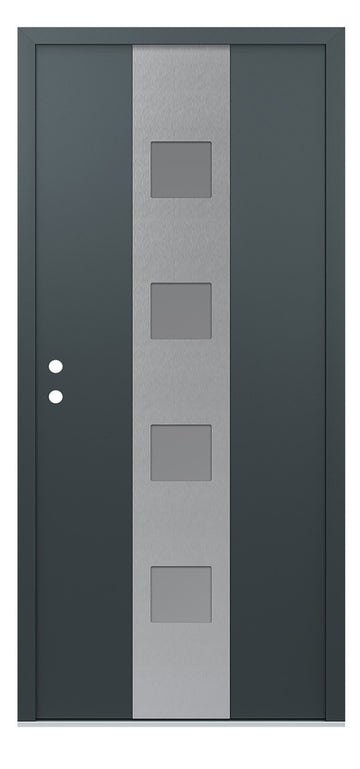 Belldinni Diamond A12 Anthracite Modern Exterior Door