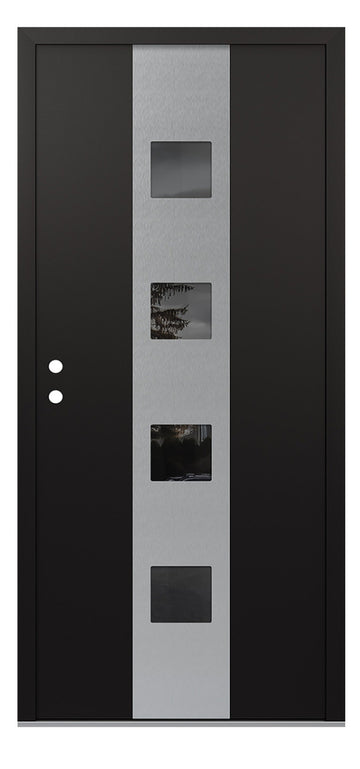 Belldinni Diamond A12 Black Modern Exterior Door