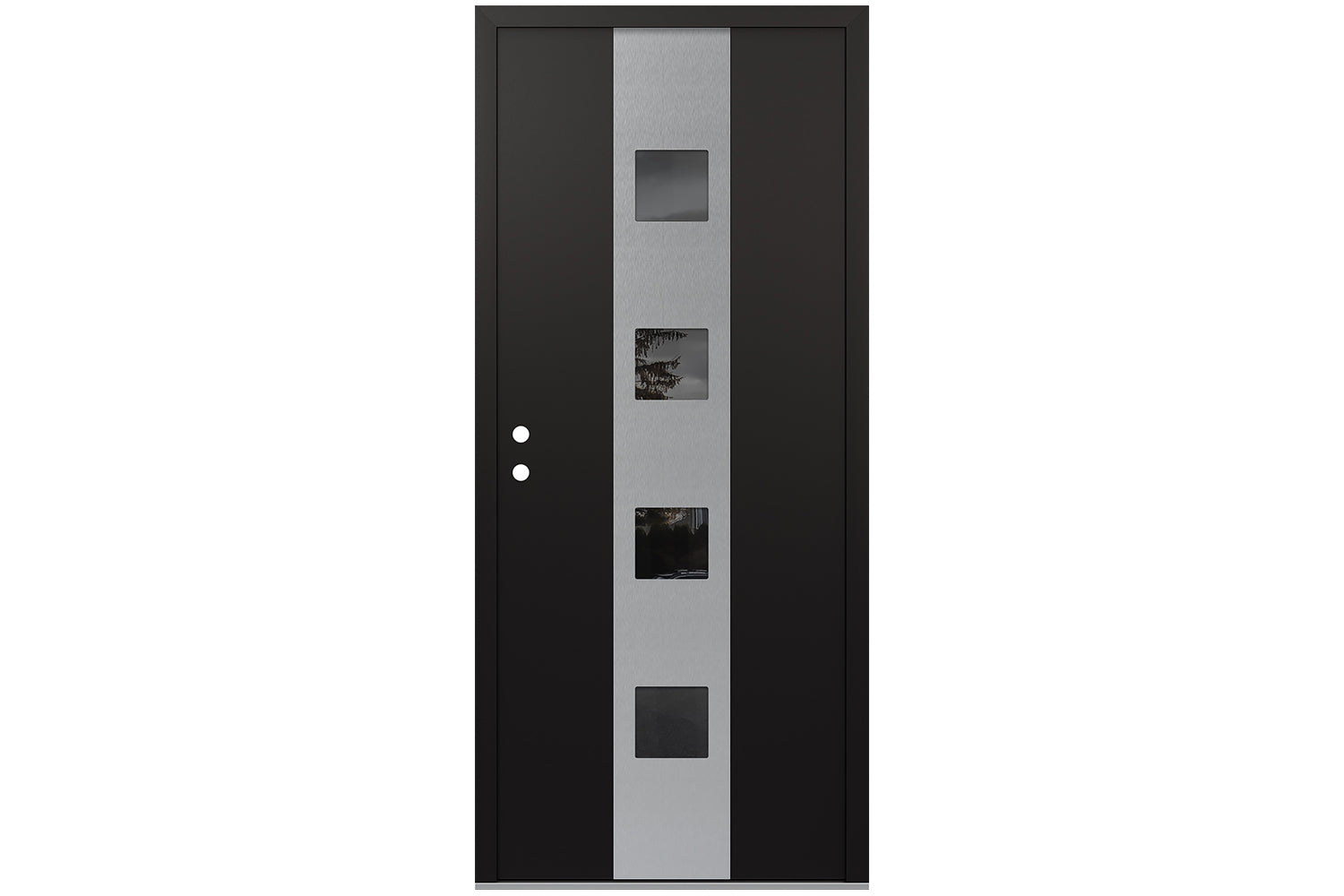 Belldinni Diamond A12 Black Modern Exterior Door - Single Door