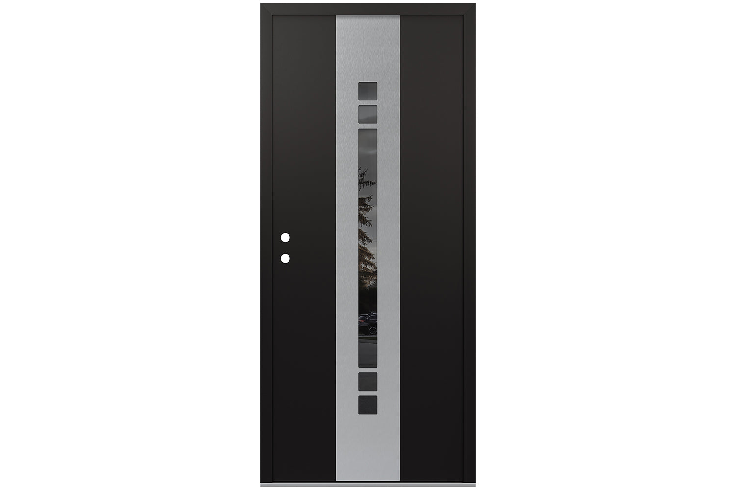 Belldinni Diamond A4 Black Modern Exterior Door - Single Door