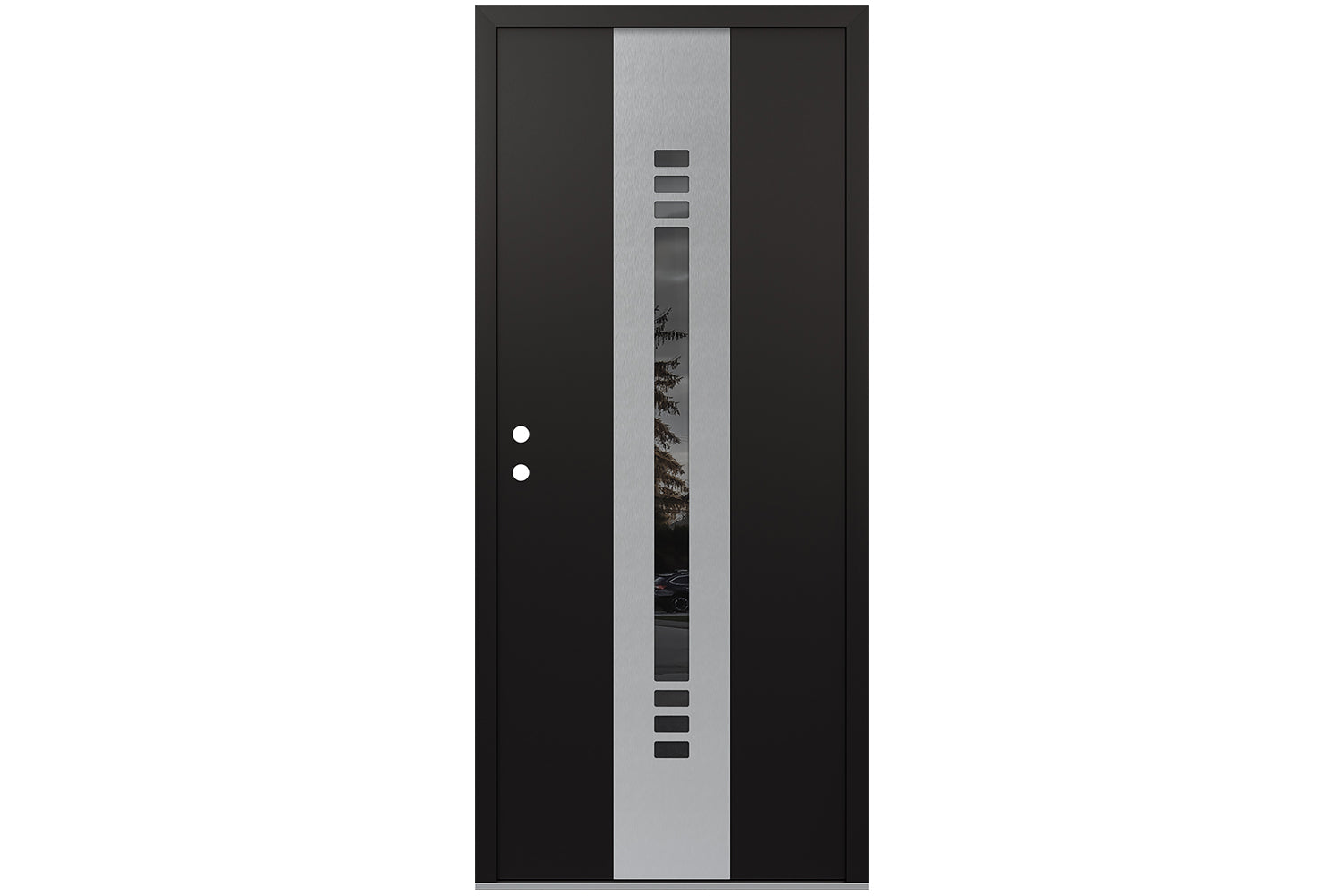 Belldinni Diamond A6 Black Modern Exterior Door - Single Door