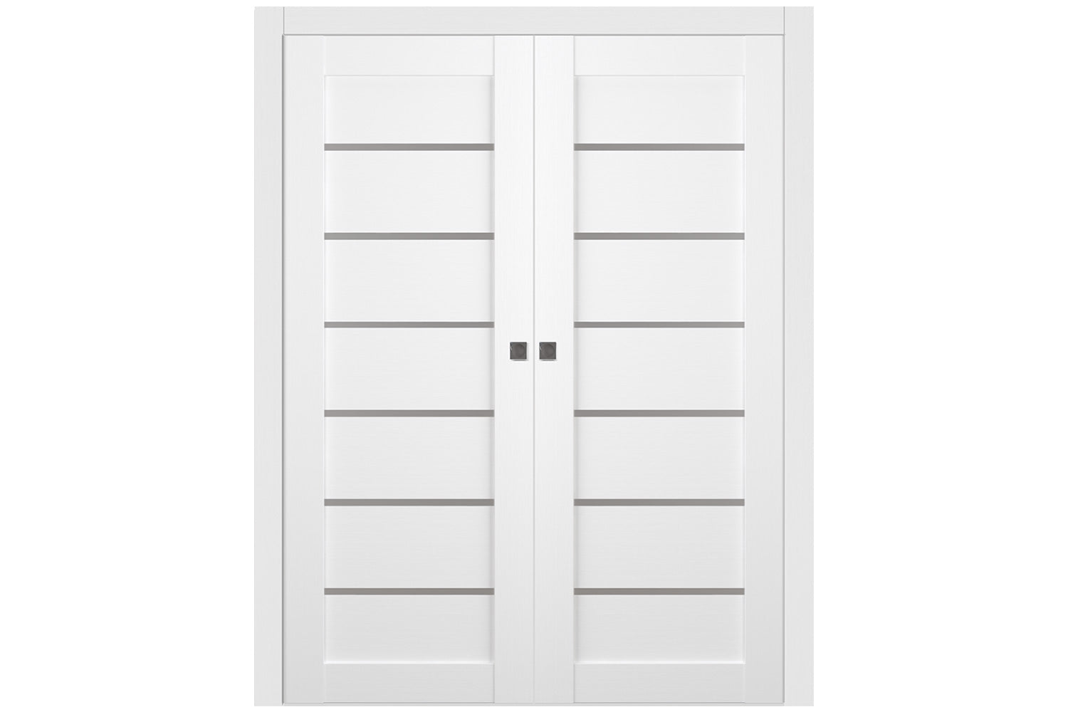 Belldinni Alba Bianco Noble Laminated Modern Interior Door - Double Pocket