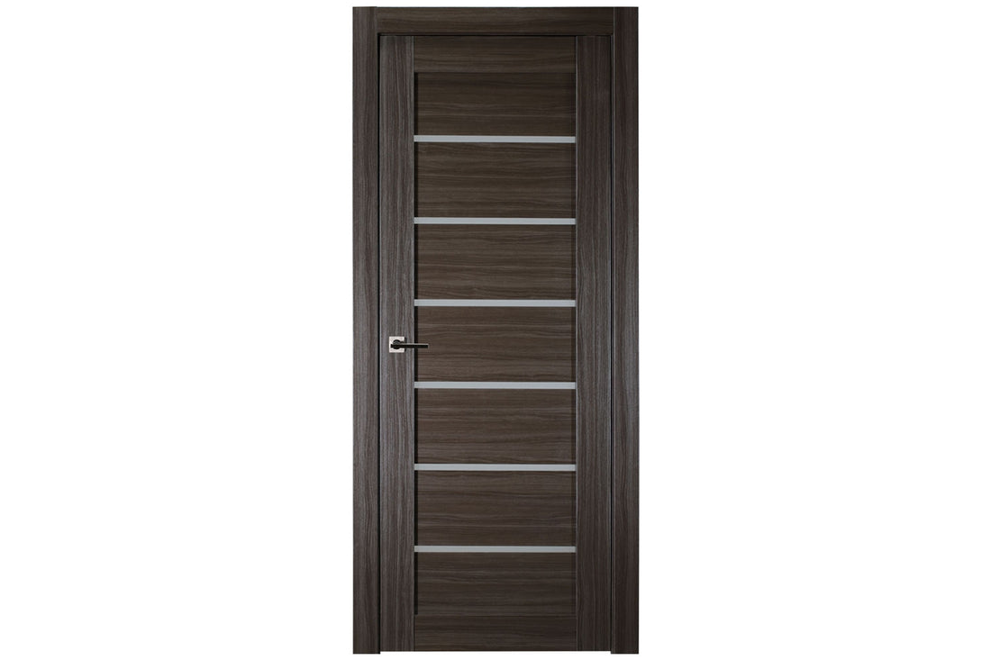 Belldinni Alba Gray Oak Laminated Modern Interior Door - Single Door