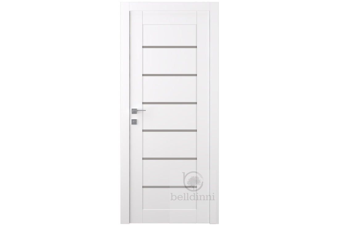 Belldinni Alba Snow White Laminated Modern Interior Door - Single Door