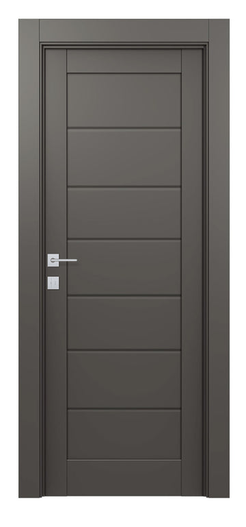 Belldinni Alda Gray Matte Laminated Modern Interior Door