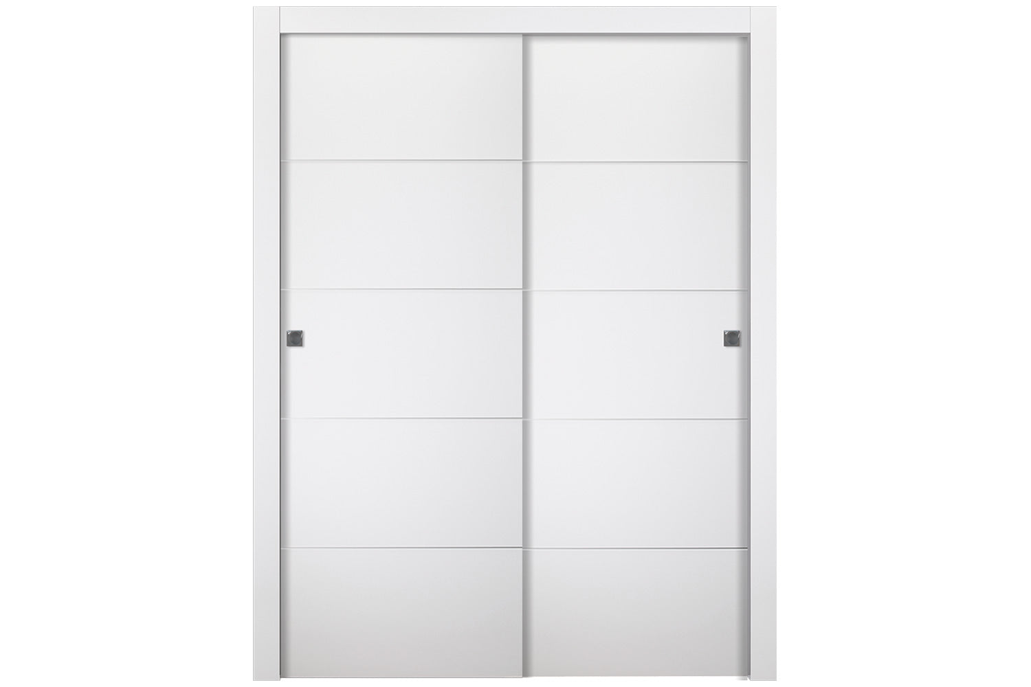 Belldinni Arvika Polar White Enamel Modern Interior Door - Bypass Door